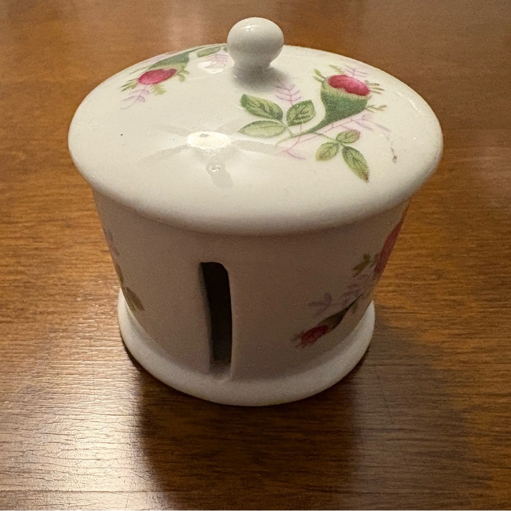 Vintage Porcelain Stamp Dispenser